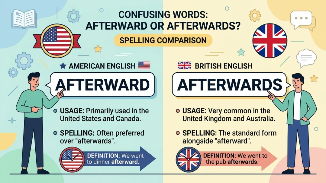 Afterward or Afterwards