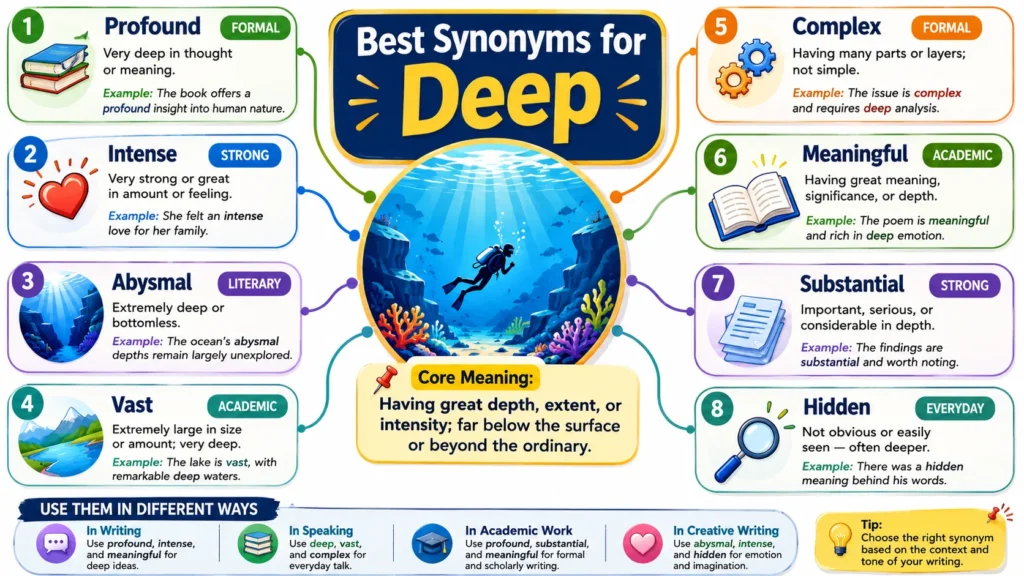 Best Synonyms for Deep