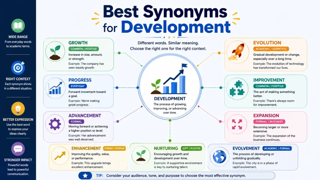 Best Synonyms for Development