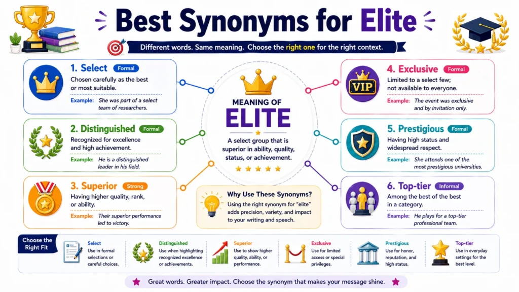 Best Synonyms for Elite
