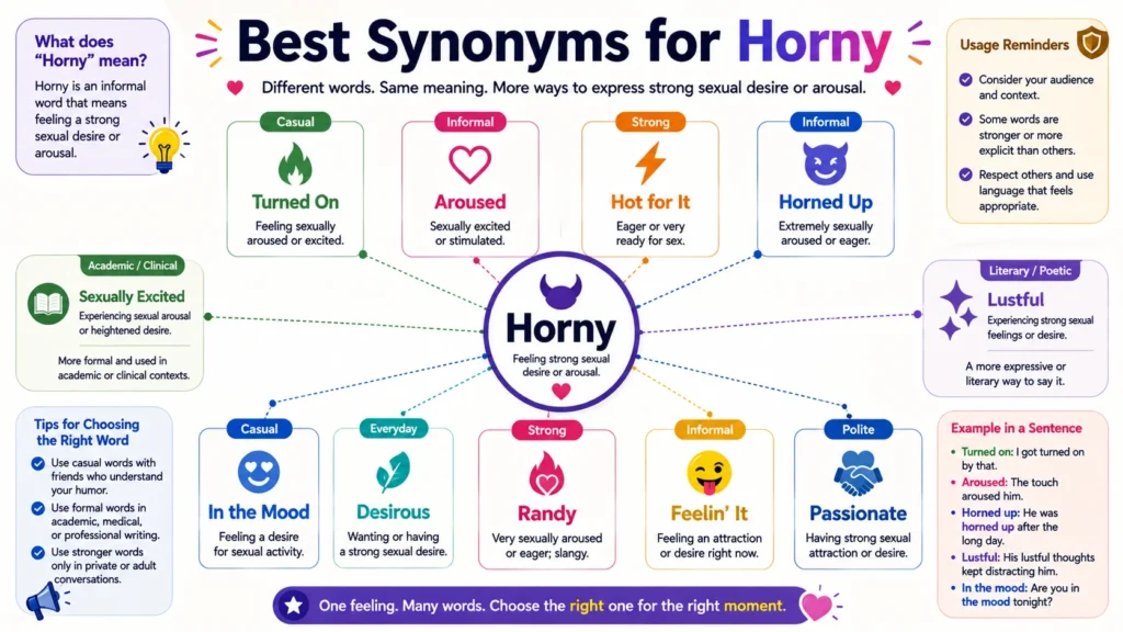 Best Synonyms for Horny