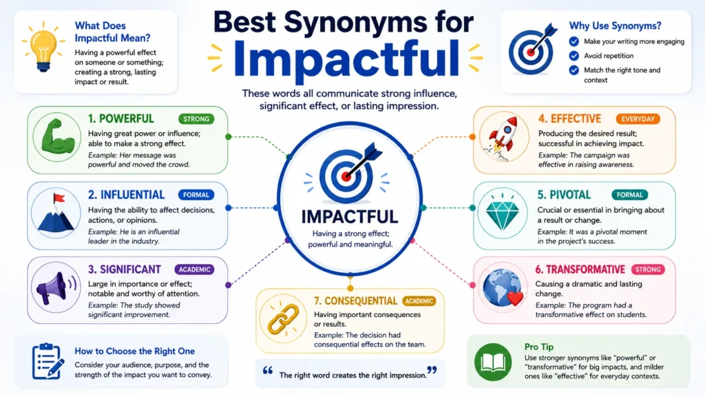 Best Synonyms for Impactful