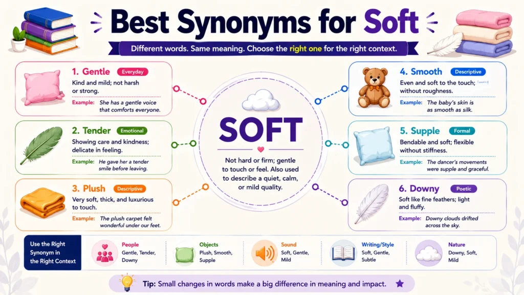 Best Synonyms for Soft