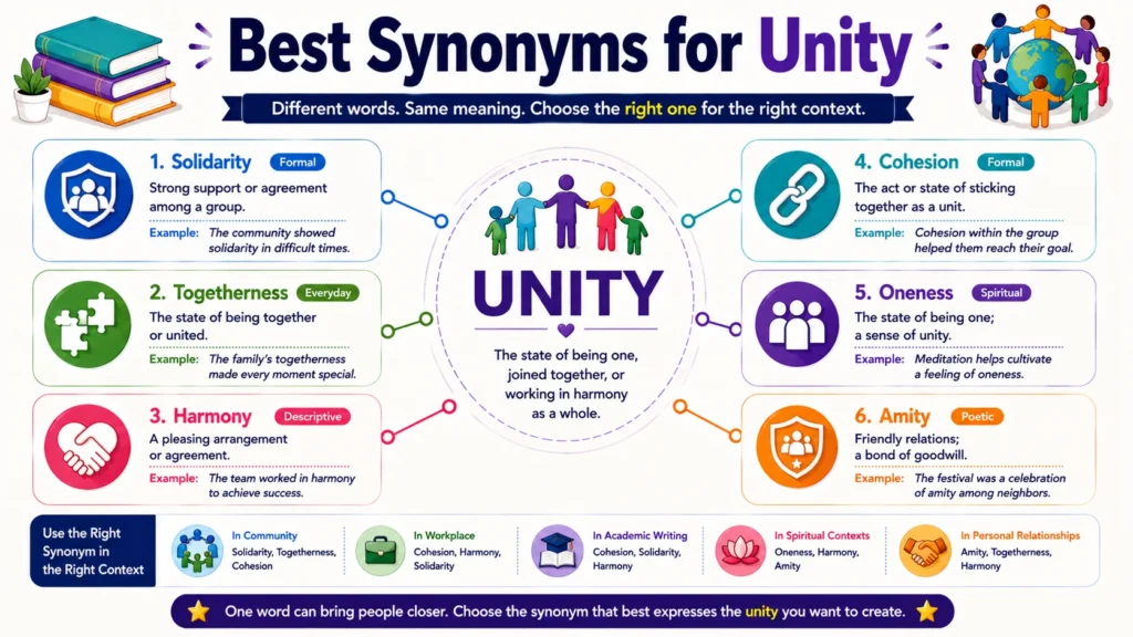 Best Synonyms for Unity