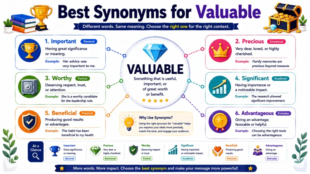 Best Synonyms for Valuable