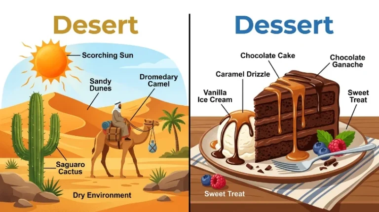 desert or dessert