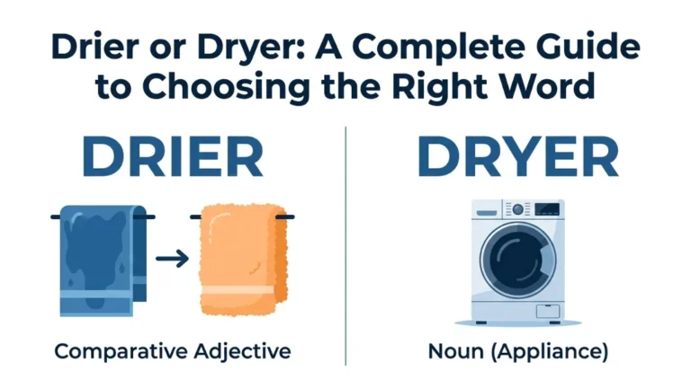 drier or dryer