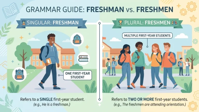 freshman or freshmen