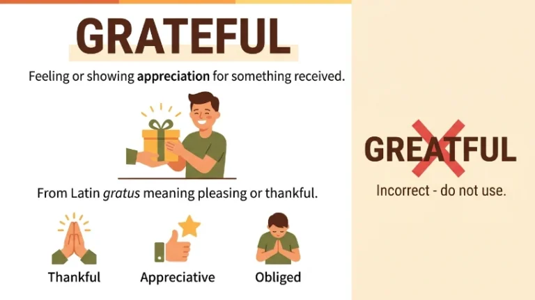 greatful or grateful