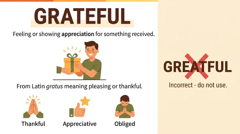 greatful or grateful