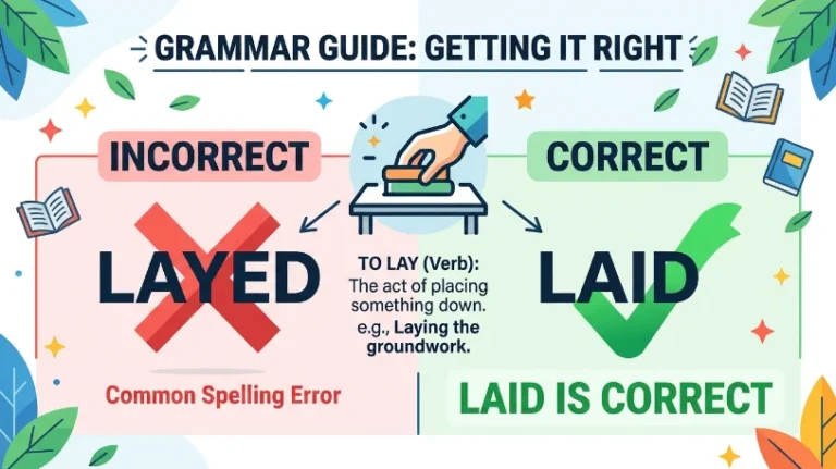 layed or laid