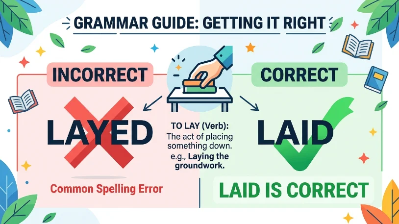 layed or laid