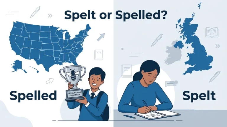spelt or spelled