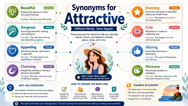 Synonyms for attractive