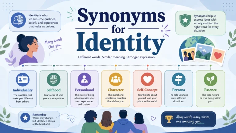 Synonyms for identity