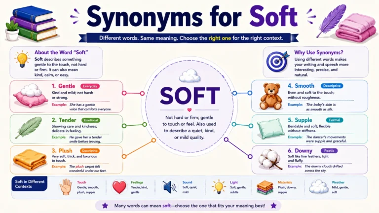Synonyms for soft