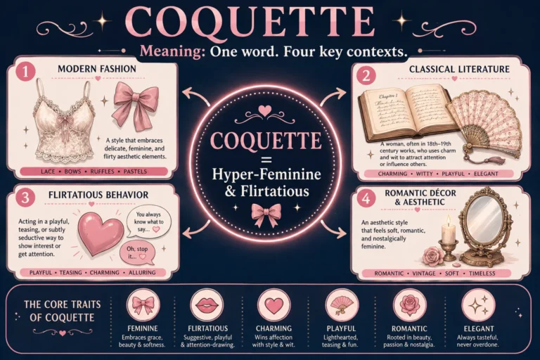 what does coquette mean