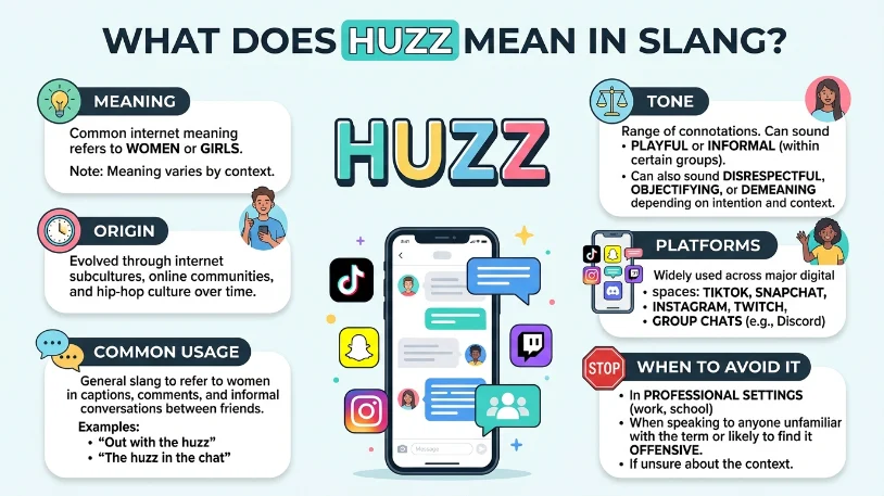 what does huzz mean in slang