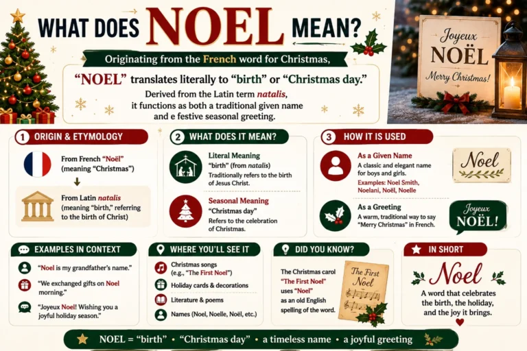 what does noel mean
