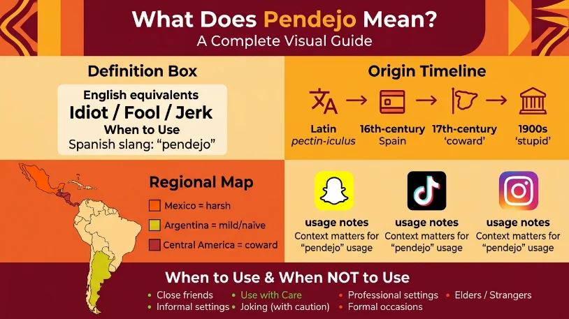 what does pendejo mean