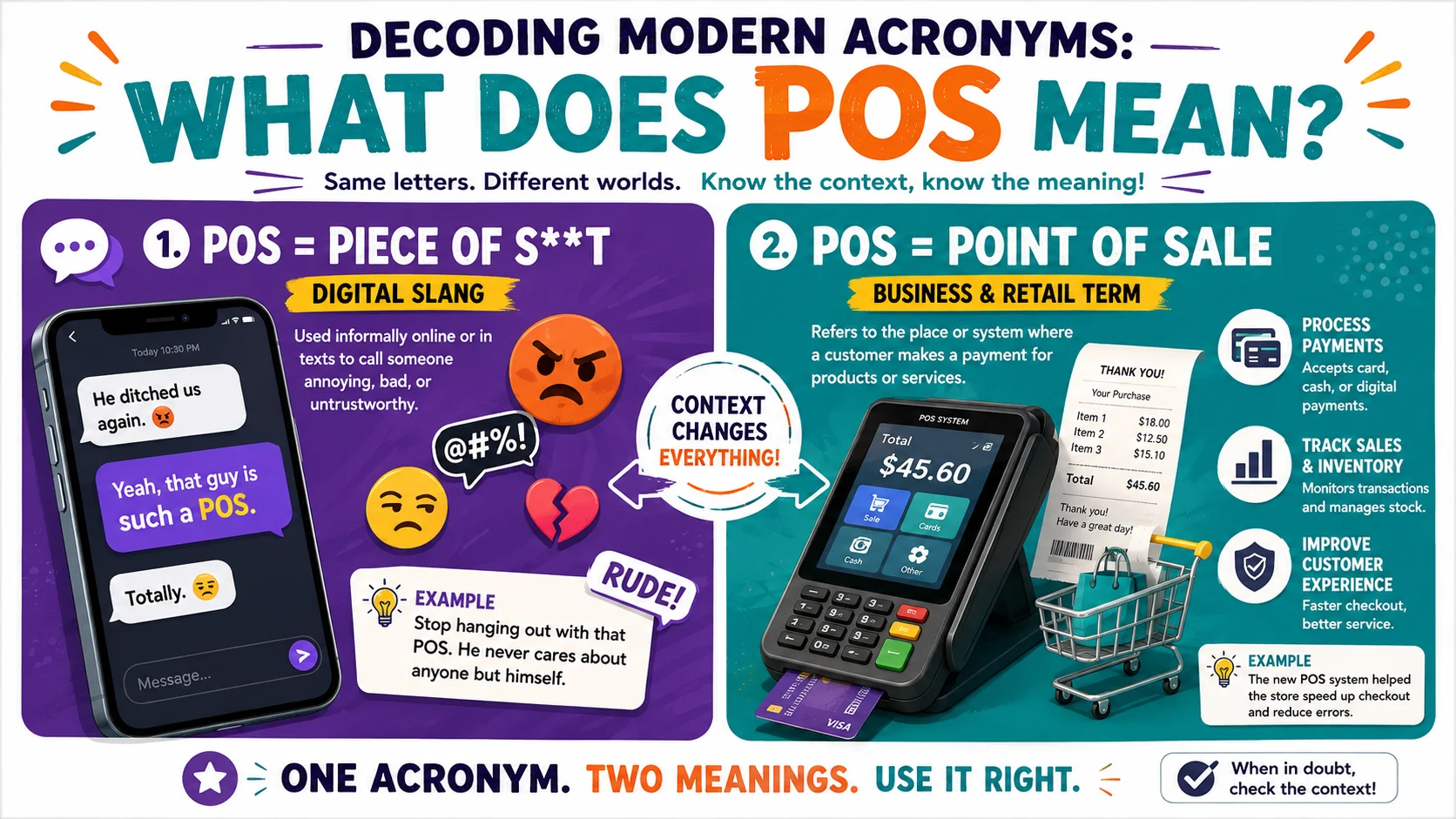 What does pos mean