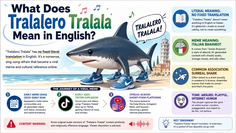 what does tralalero tralala mean in english