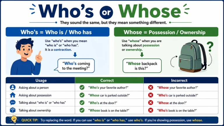 who's or whose