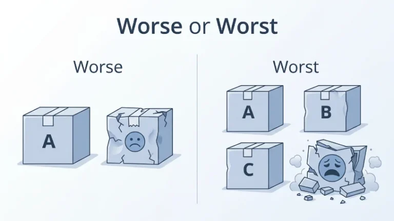 worse or worst