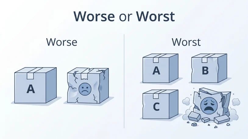 worse or worst