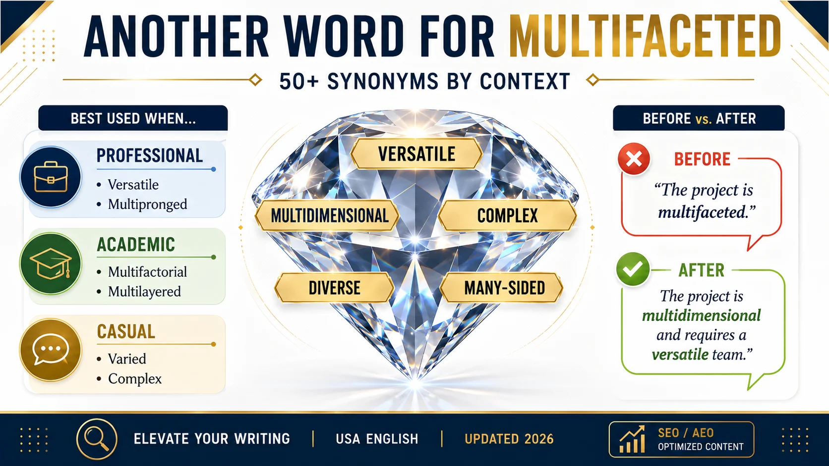 multifaceted synonyms