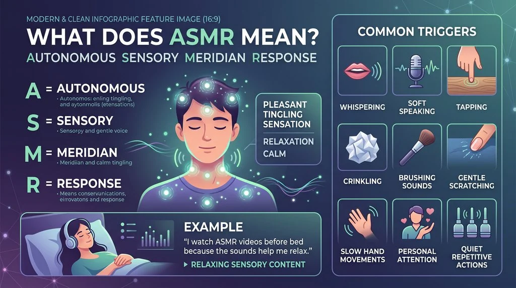 What Does ASMR Mean