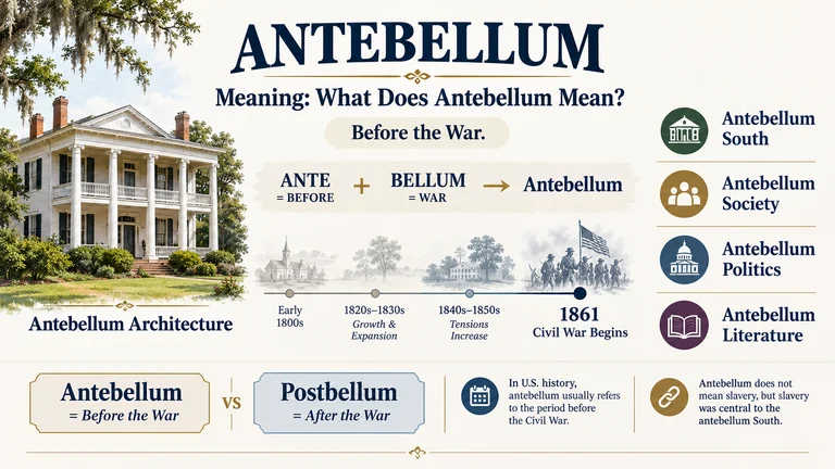 Antebellum Meaning