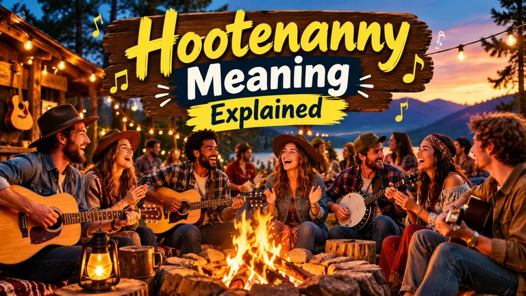 hootenanny meaning