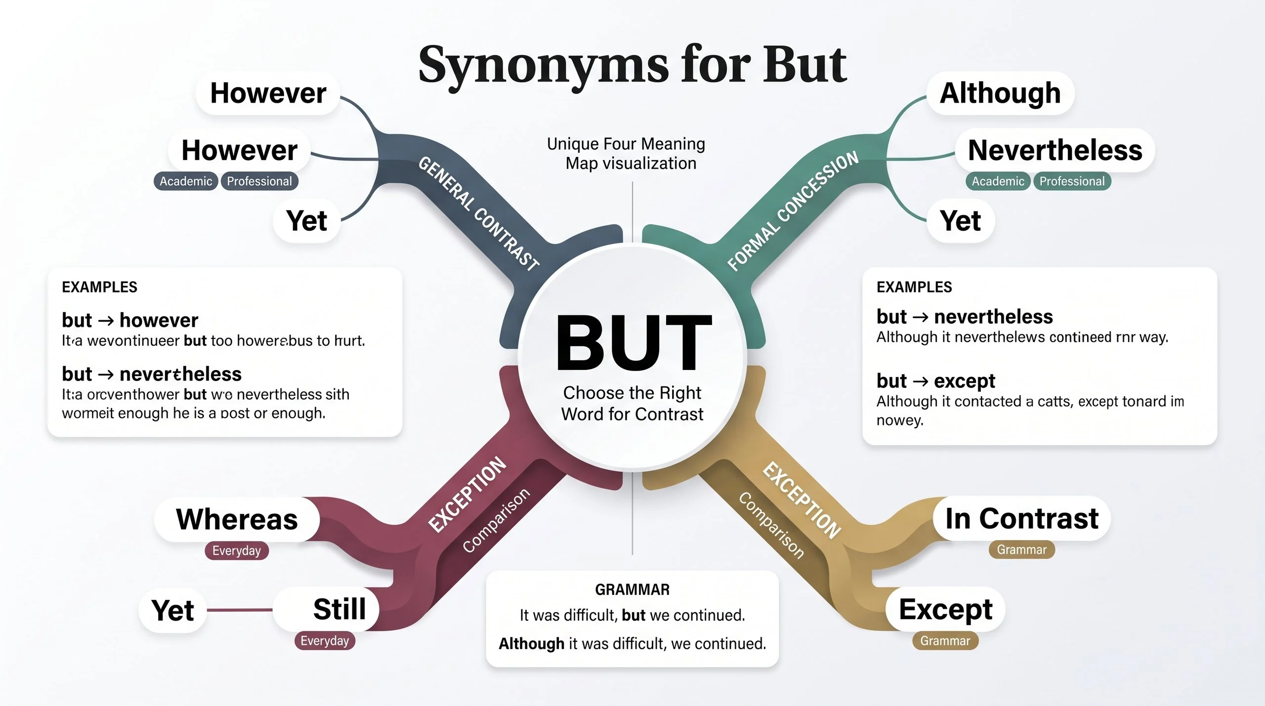 Synonyms for But