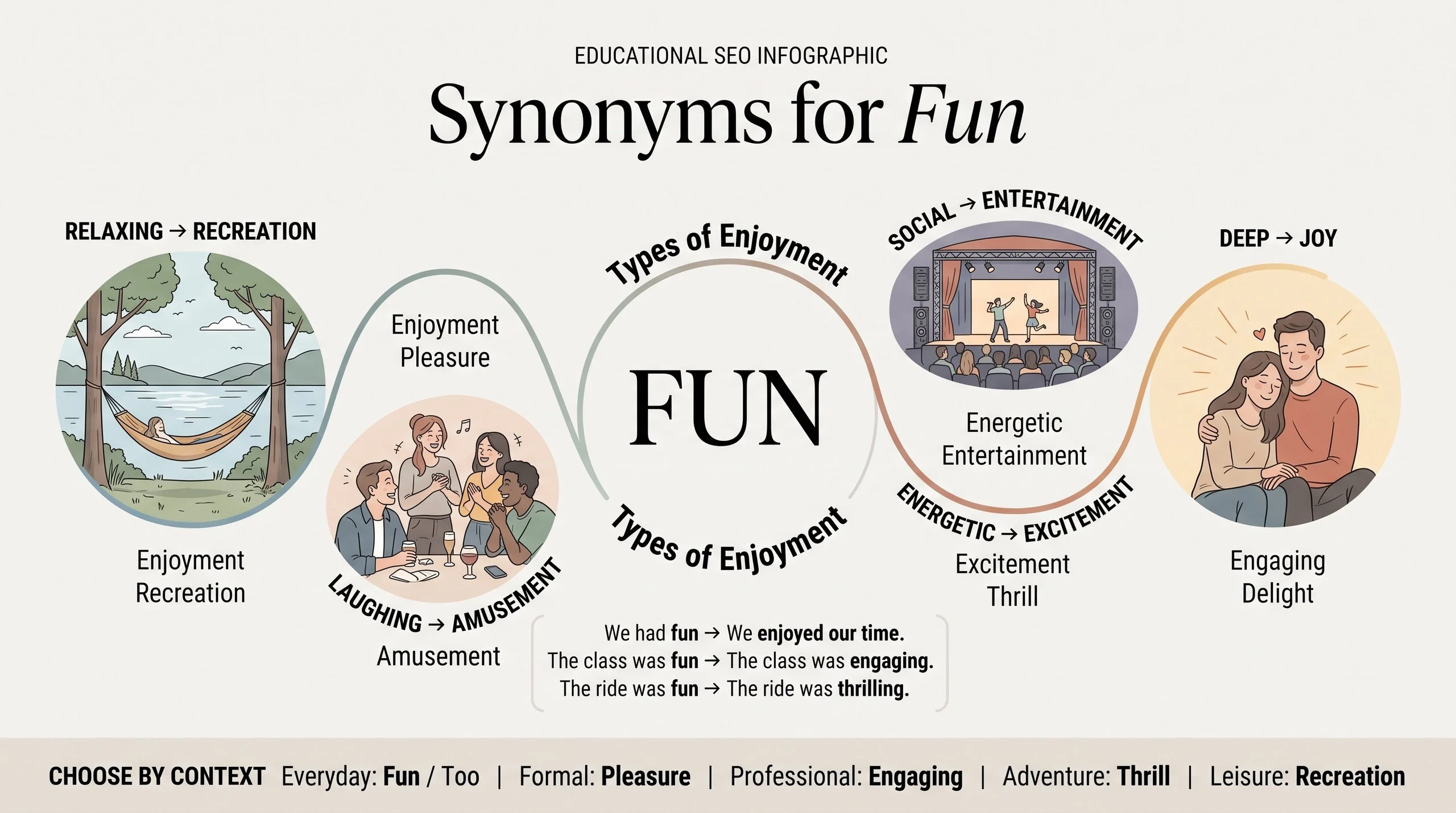 Synonyms for Fun