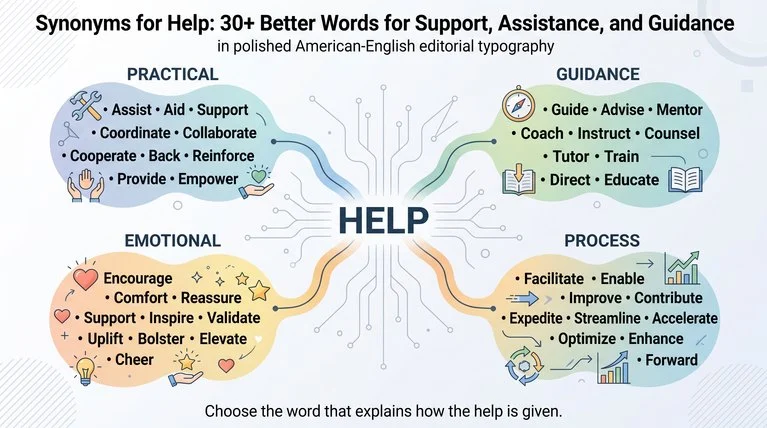 Synonyms for Help