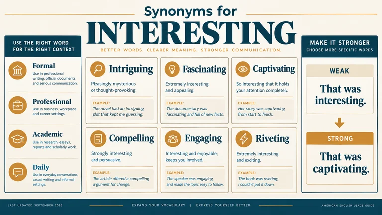 synonyms for interesting