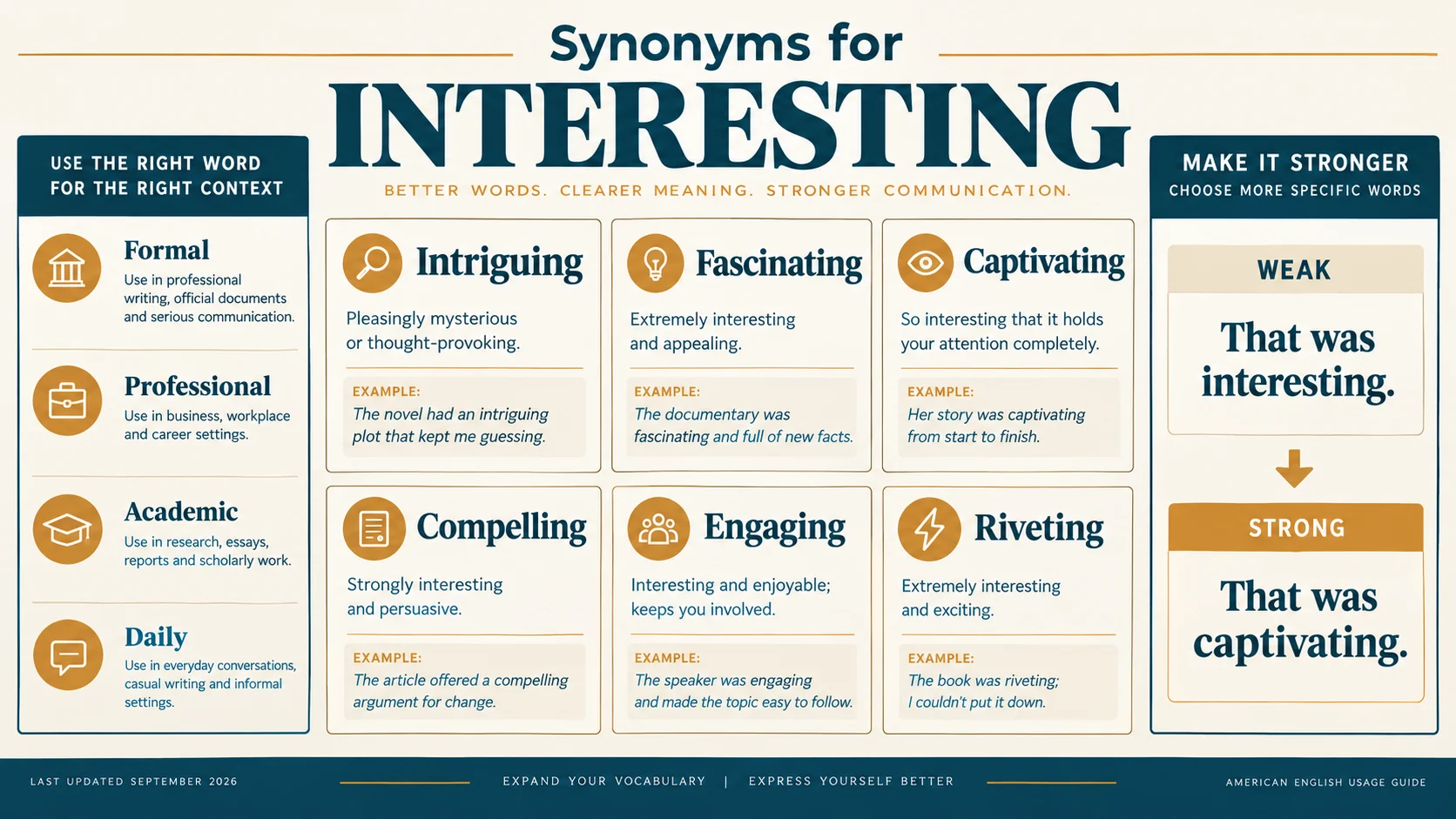 synonyms for interesting
