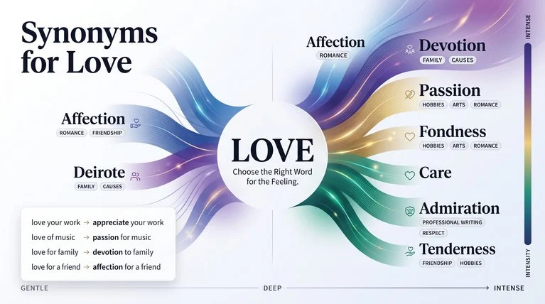 Synonyms for Love