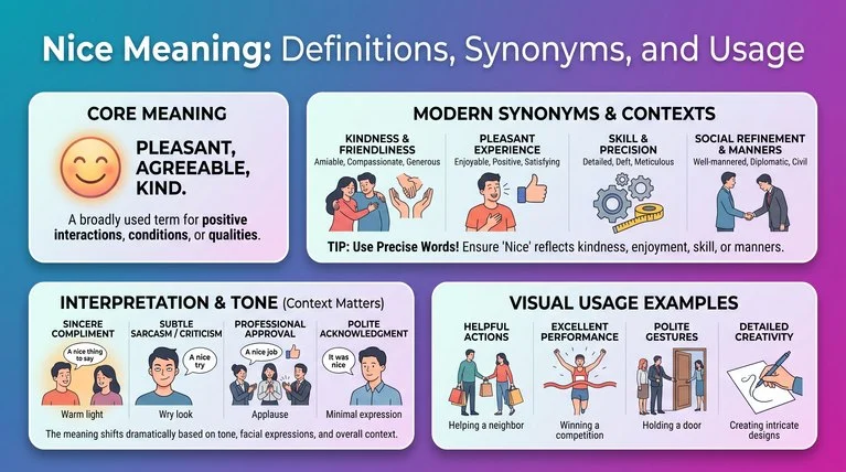 Synonyms for Nice