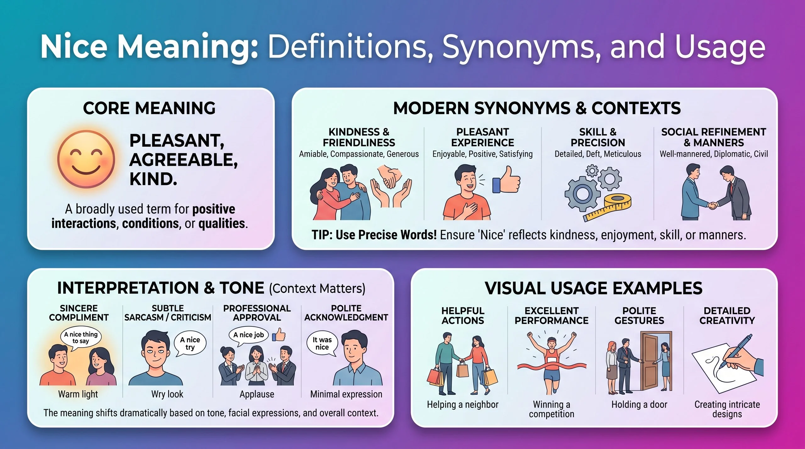Synonyms for Nice