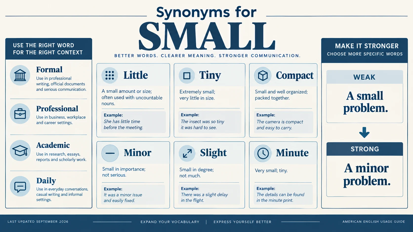synonyms for small
