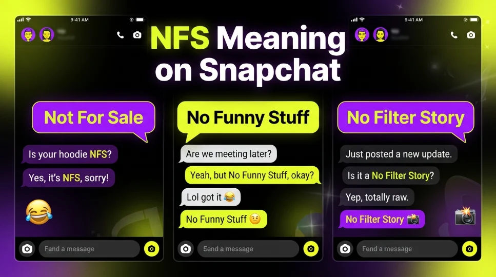 what does nfs mean snapchat
