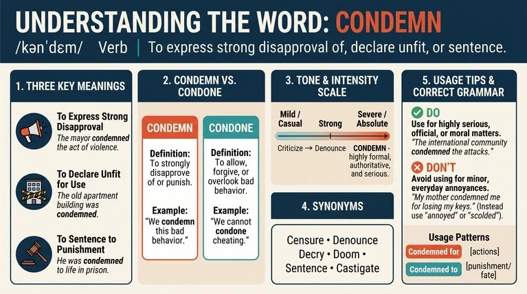 Condemn Meaning
