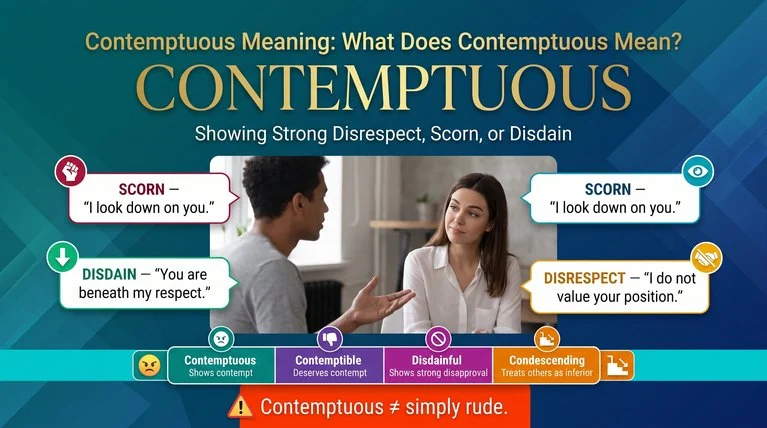 Contemptuous Meaning
