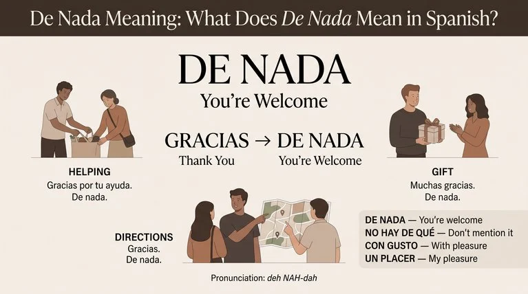 De Nada Meaning
