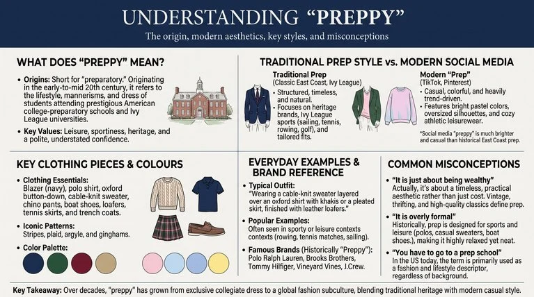 Preppy Meaning