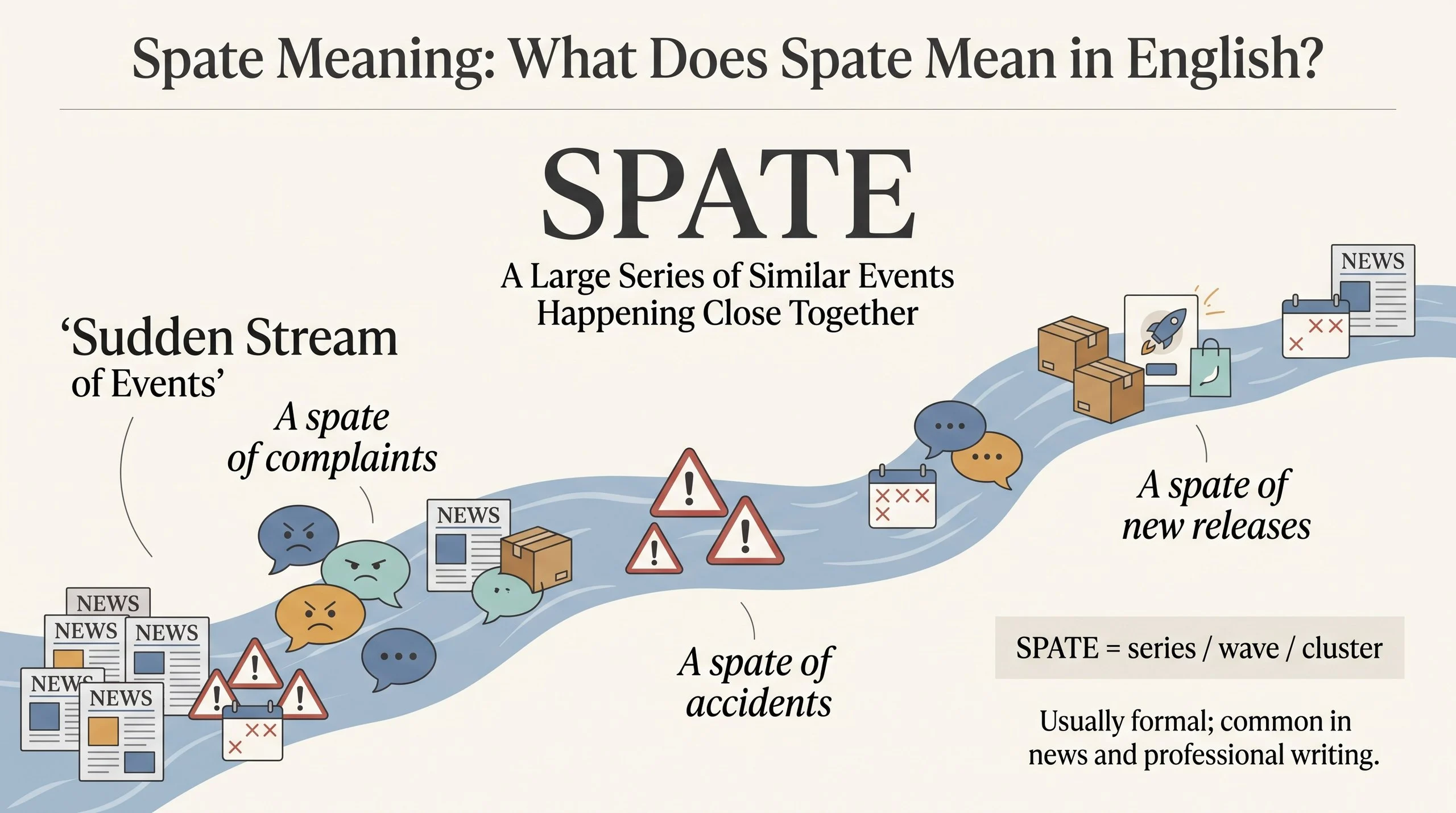 Spate Meaning