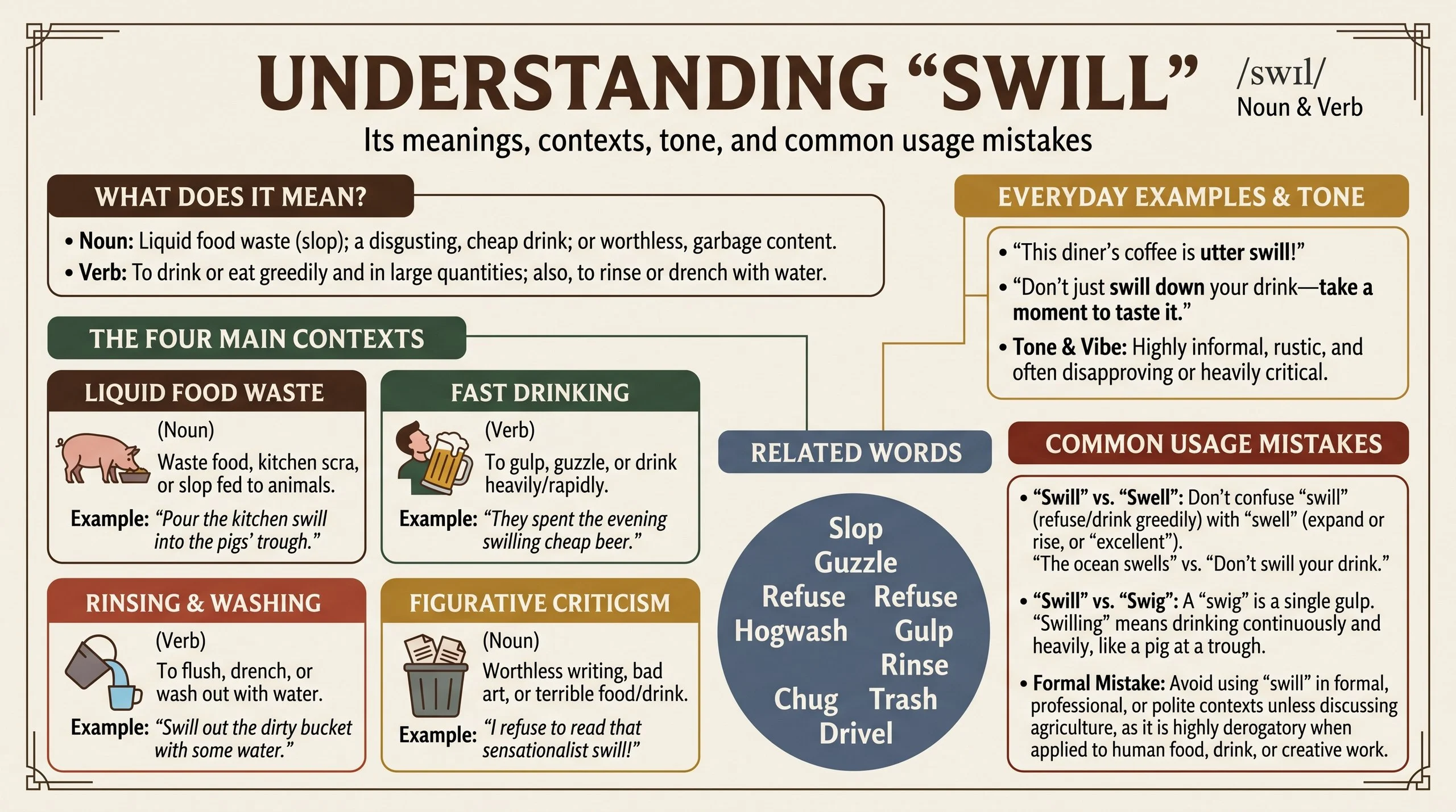 Swill Meaning