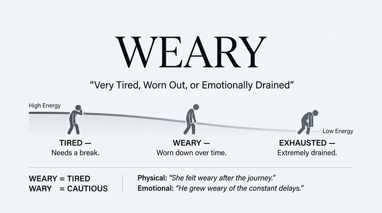 Weary Meaning